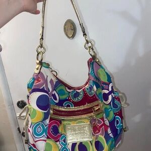 Coach Poppy shoulder and cross body  Accents